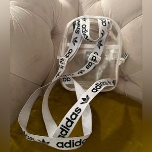 Adidas clear small backpack bag